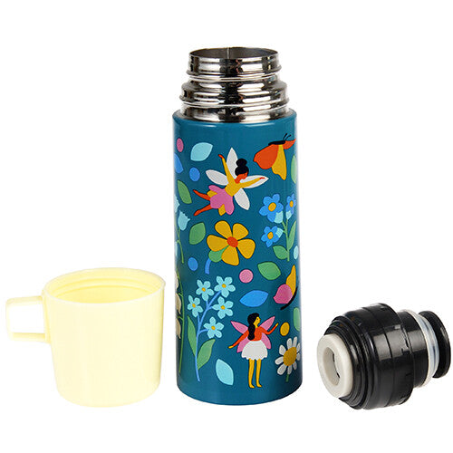 Rex london rvs thermosfles met beker - fairies in the garden - 350 ml