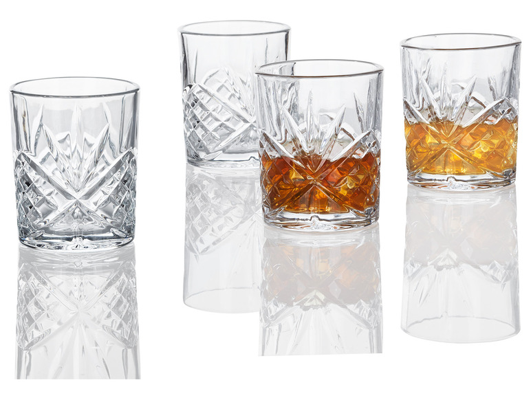 Kristallen whiskeyglazen of longdrinkglazen
