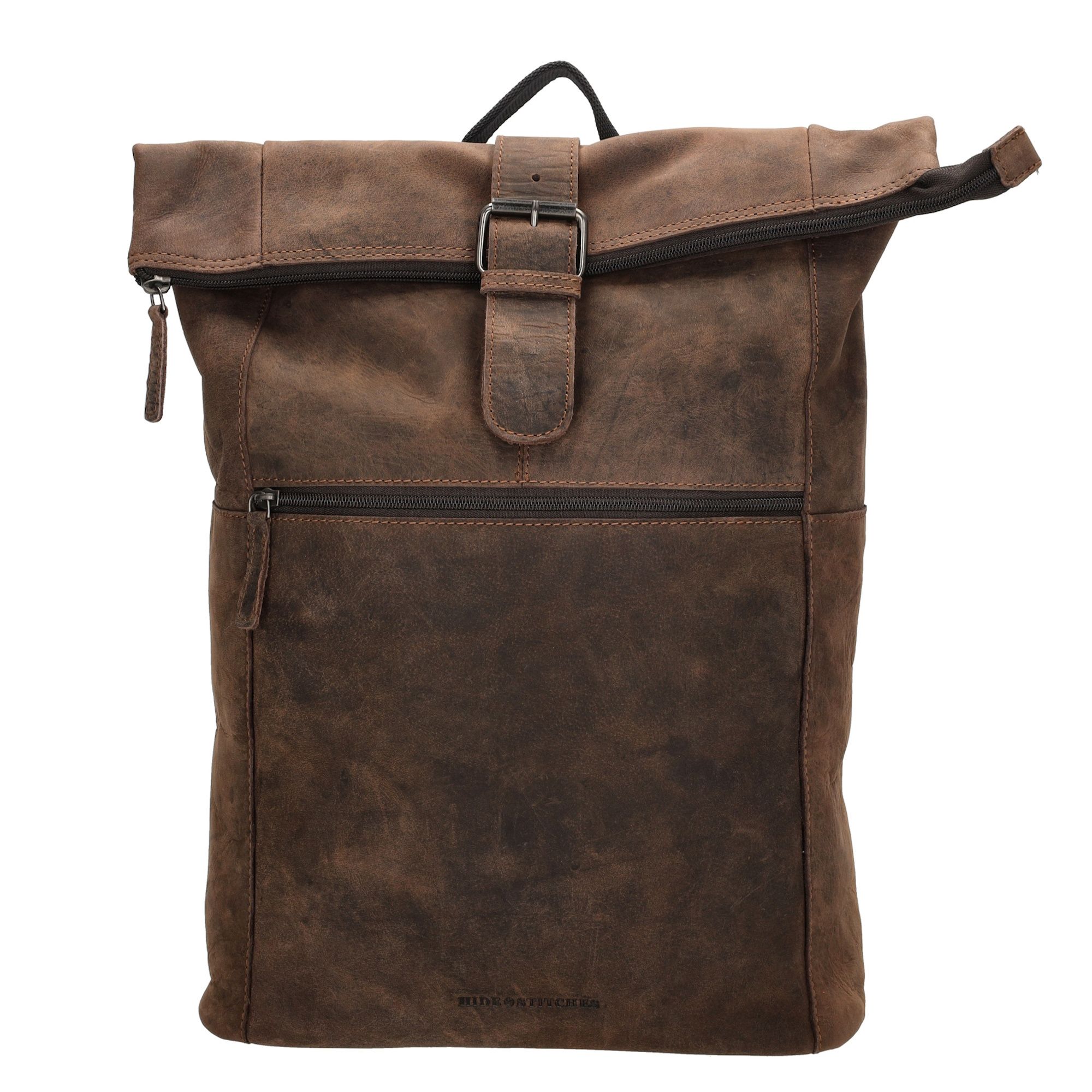 Hide & Stitches Idaho Rugzak 15,6 inch Donkerbruin