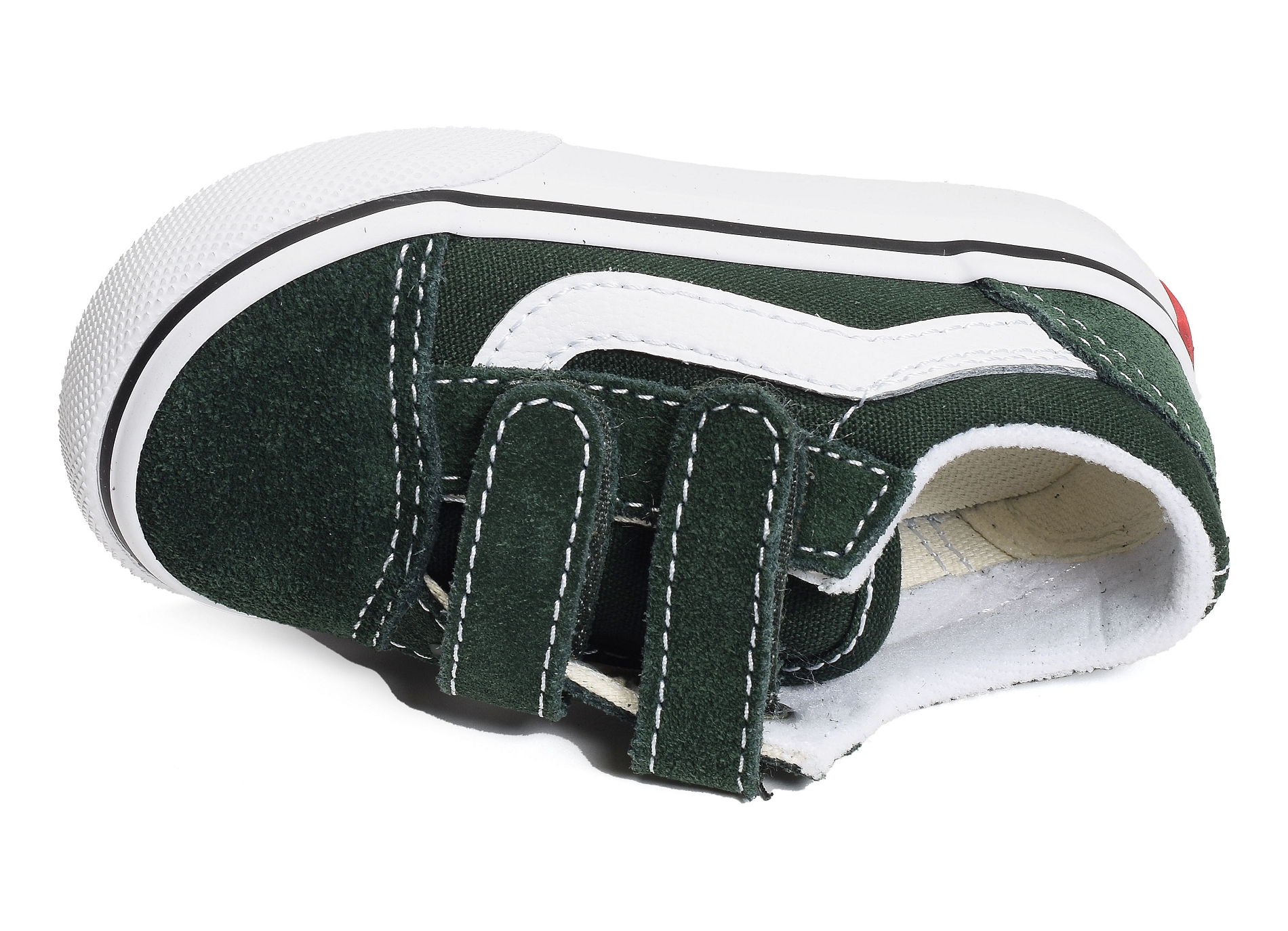 Td old skool vert blanc