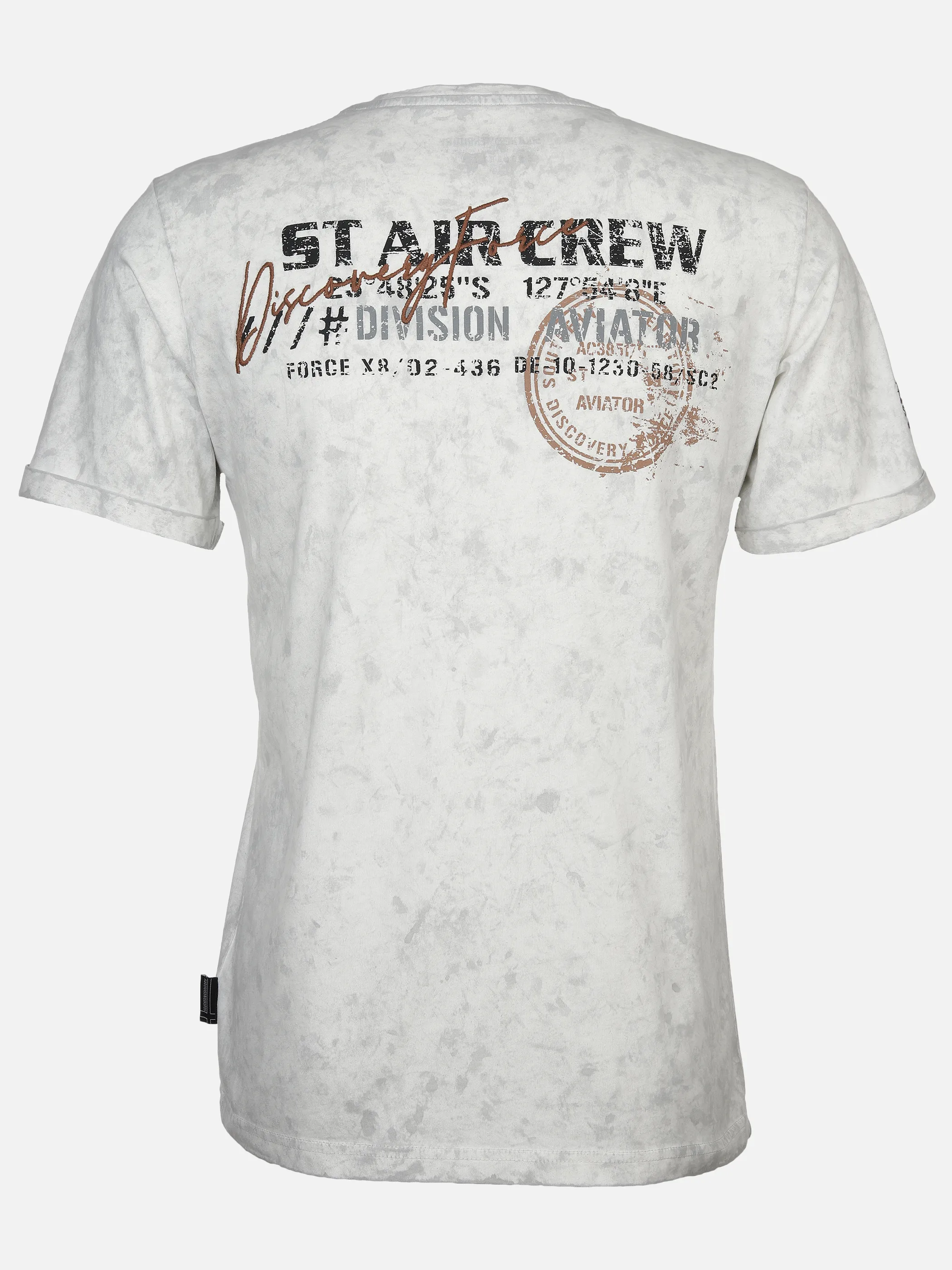Herren Henleyshirt mit Print