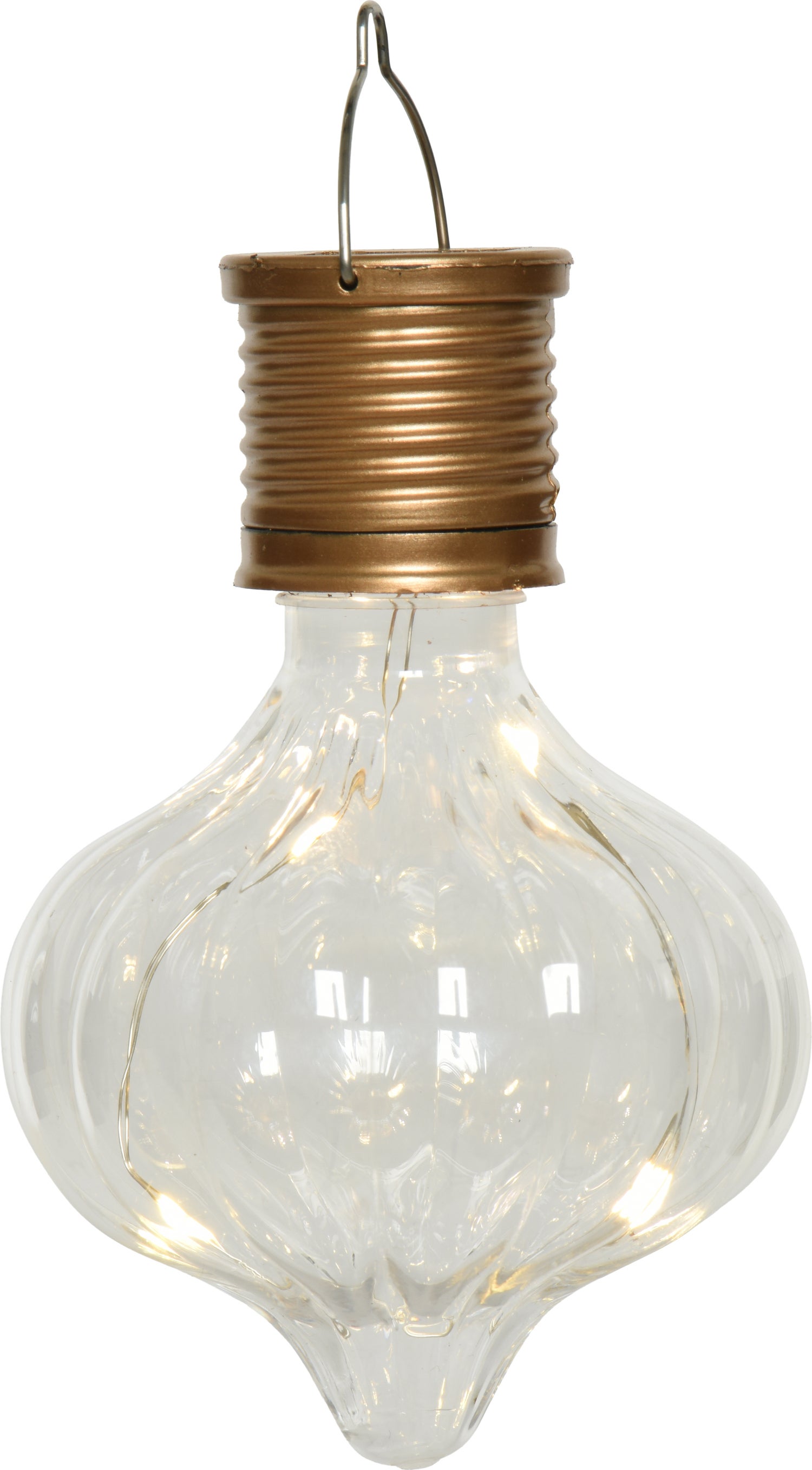 Lumineo Solar solar hanglamp transparant D 7,7 H 11,7