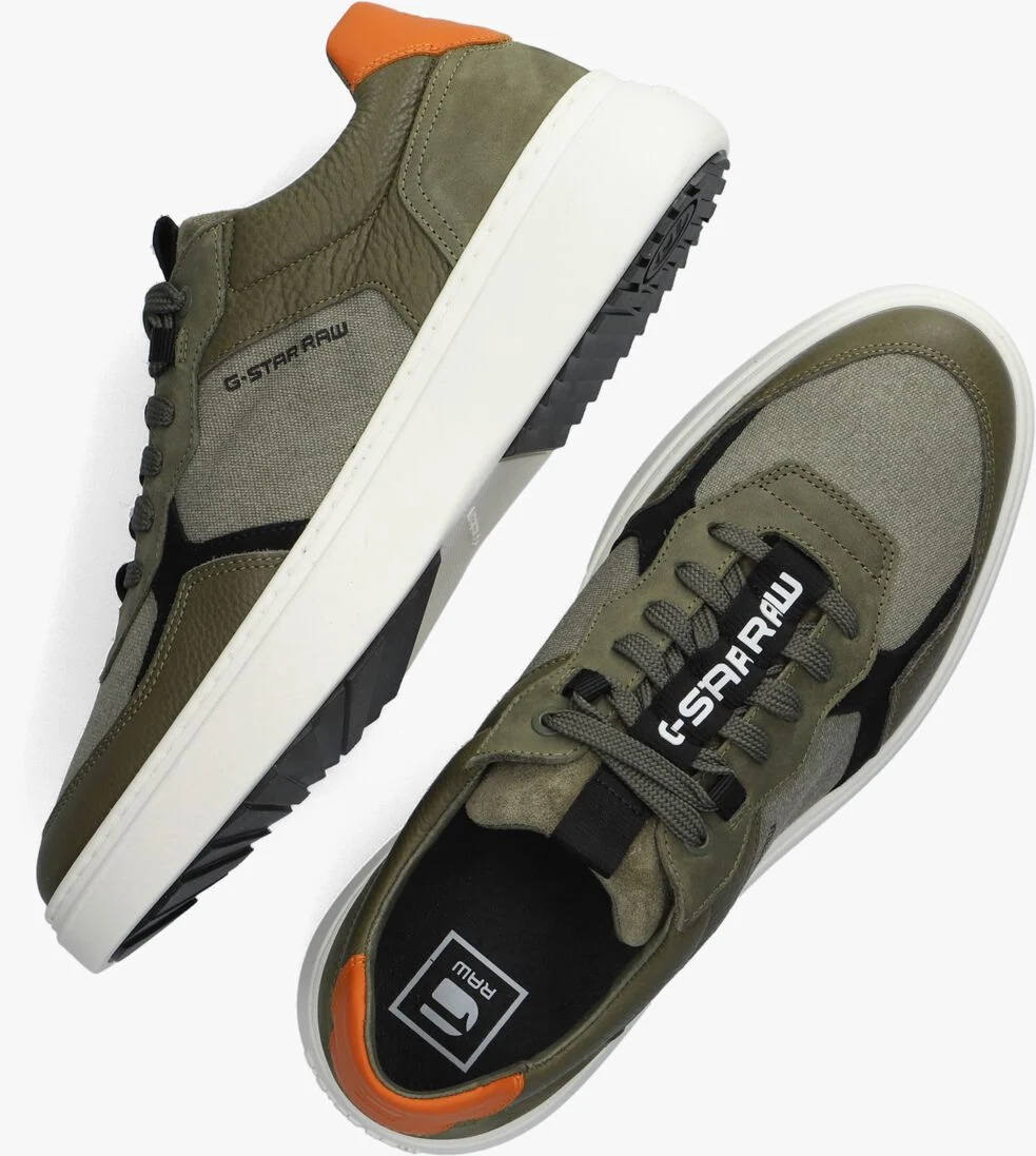 G-STAR RAW groene g-star raw lage sneakers lash tec m