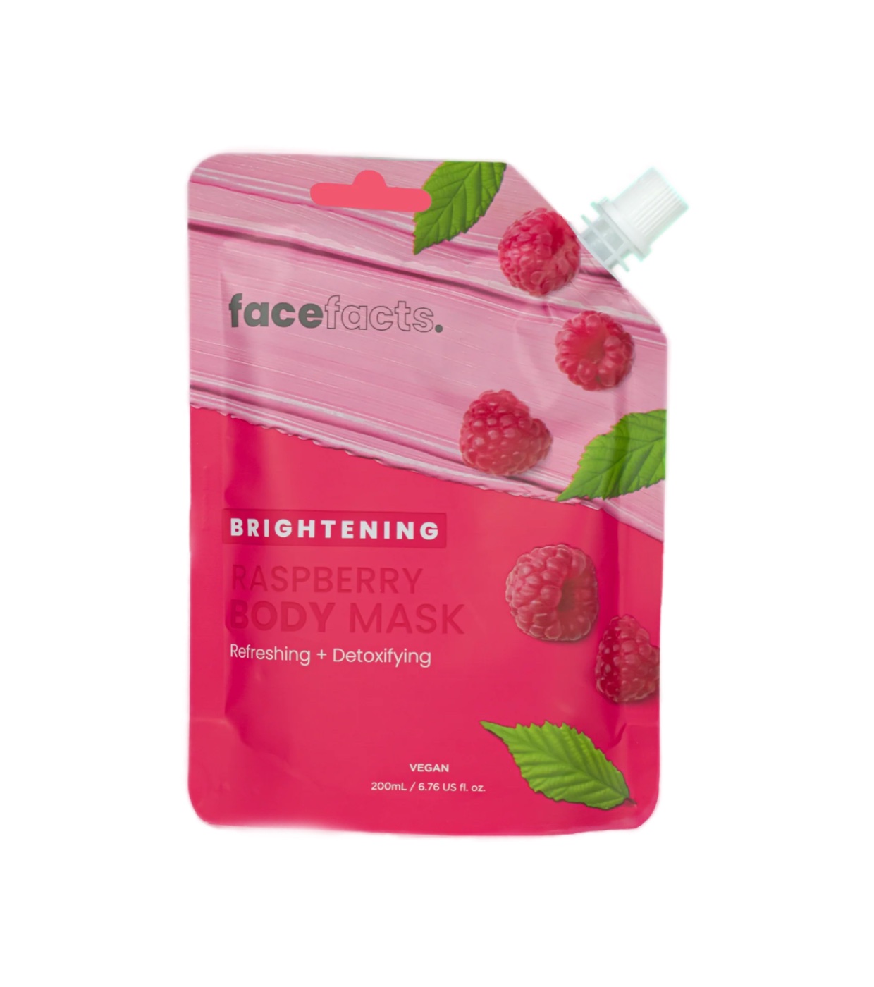 Face Facts - Máscara Corporal Iluminadora - Framboesa