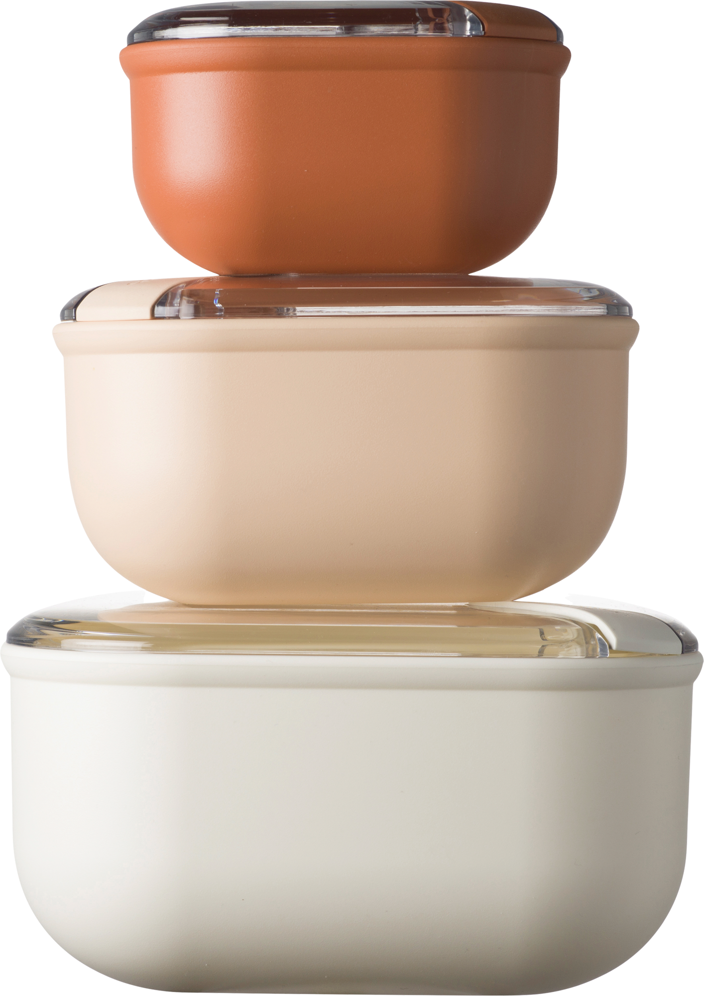 Omada Lunchbox 3er Set braun/beige