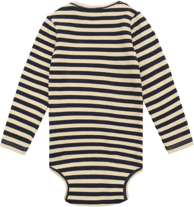 The New TNSFro Uni L_S Rib Body Navy blazer