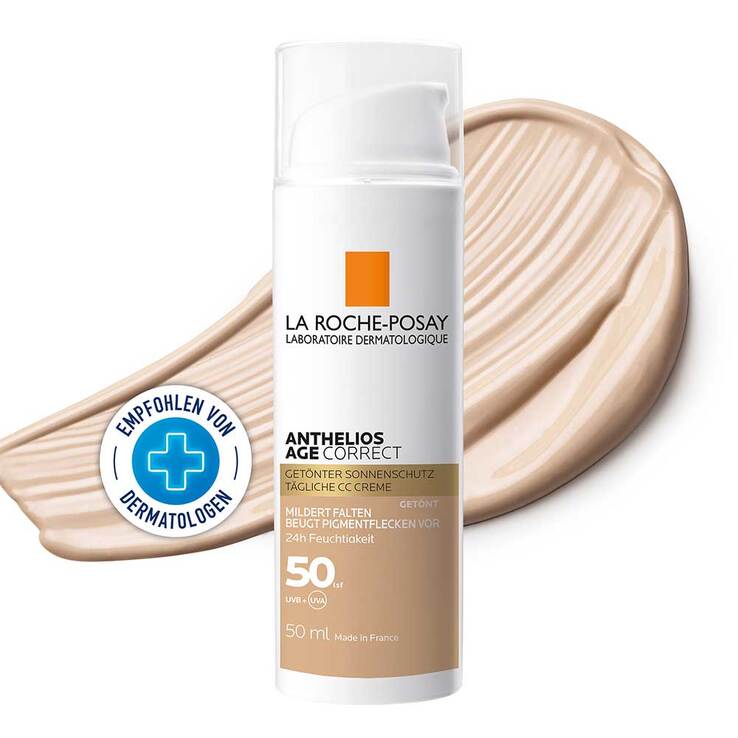 La Roche Posay Anthelios Age Correct getönte Creme LSF 50, 50 ml