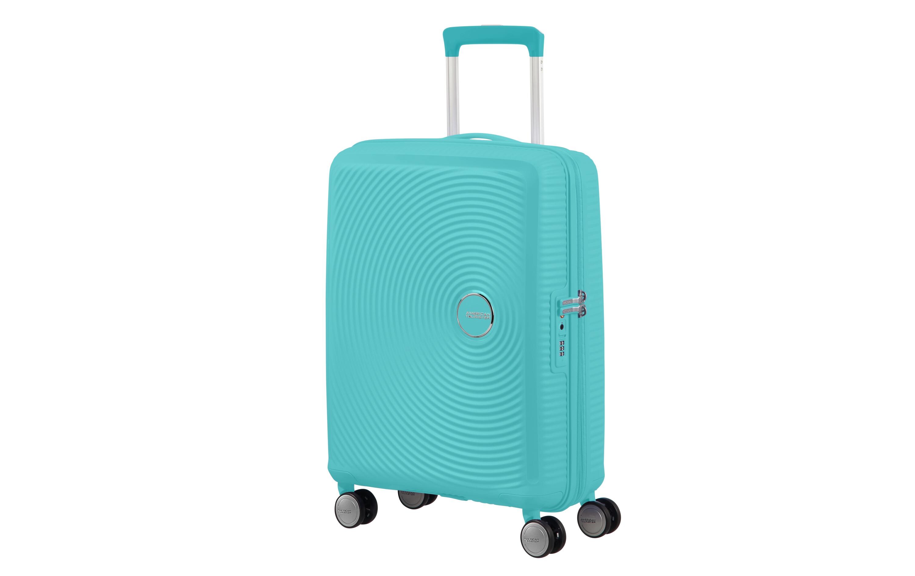 Reisekoffer Soundbox 35.5 l, Poolside Blue<br>Kabinentauglicher Reisekoffer mit 4 Rollen