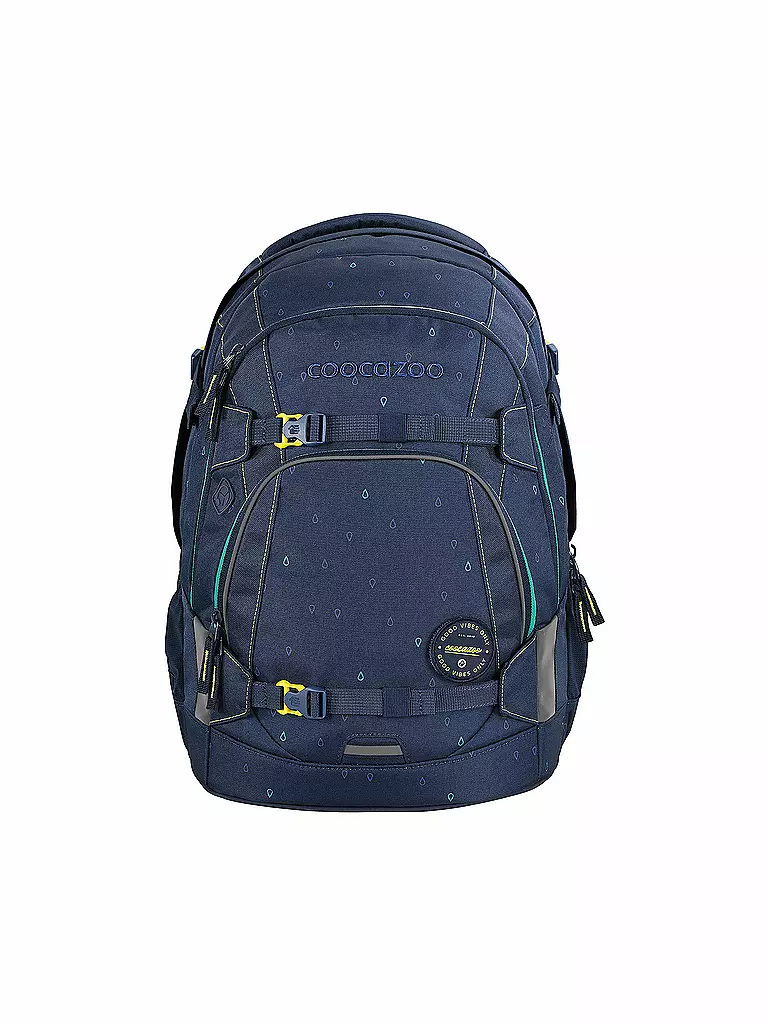 COOCAZOO Schulrucksack MATE Happy Raindrops dunkelblau