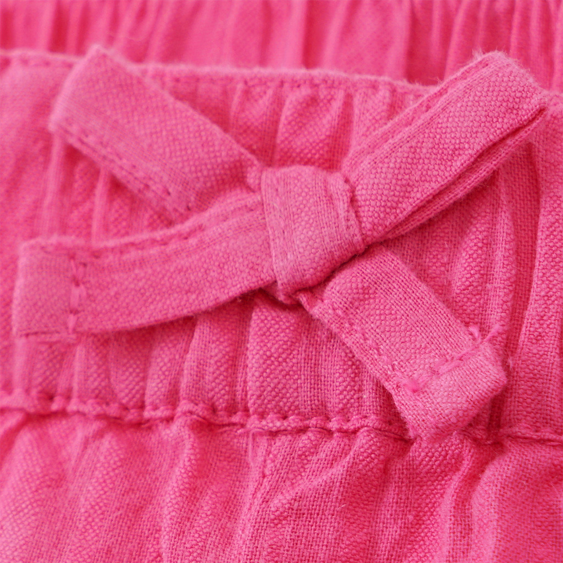 Topolino Mädchen Shorts in Seersucker-Optik pink