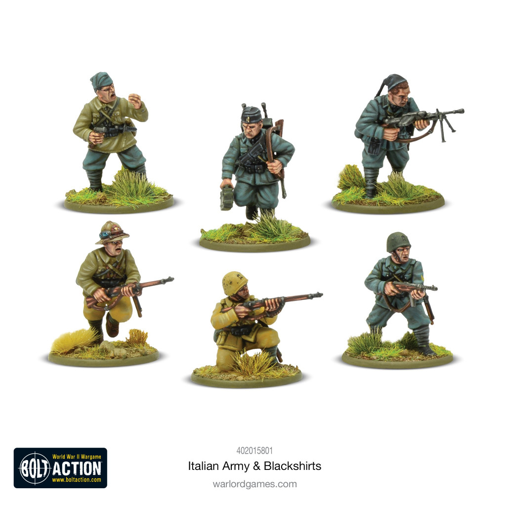 Bolt Action - Italian Army & Blackshirts - Plastic boxed set