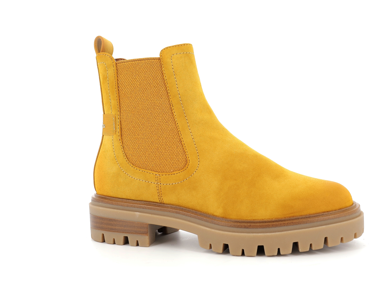 Tamaris-25418 velours Moutarde