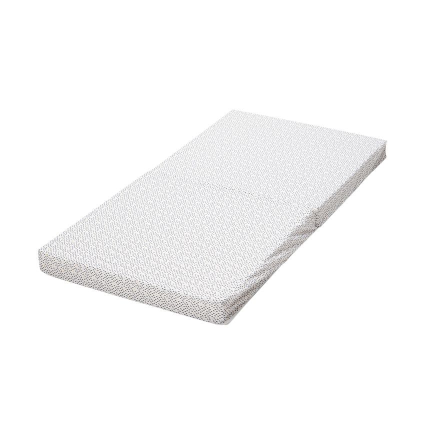Matelas de voyage pliable imprimé 60 x 120 cm - Ecru
