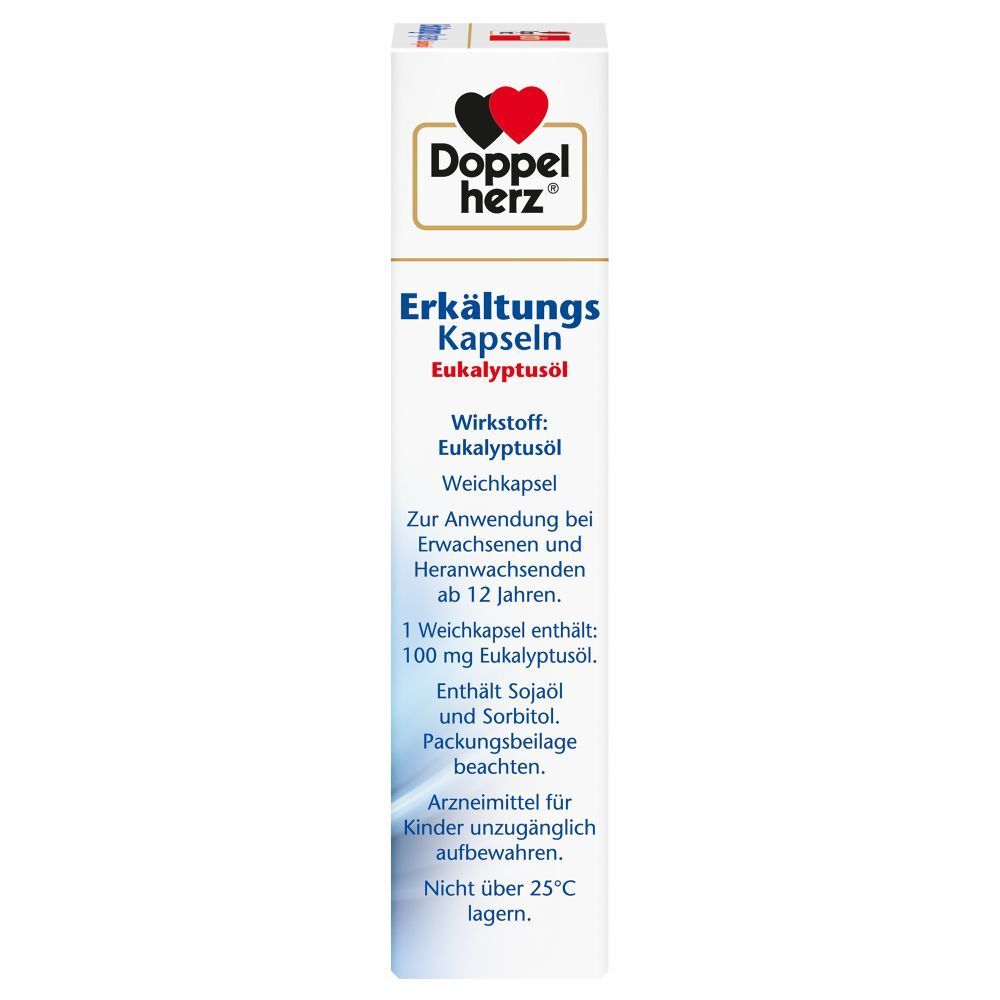 Doppelherz® Erkältungskapseln mit Eukalyptusöl