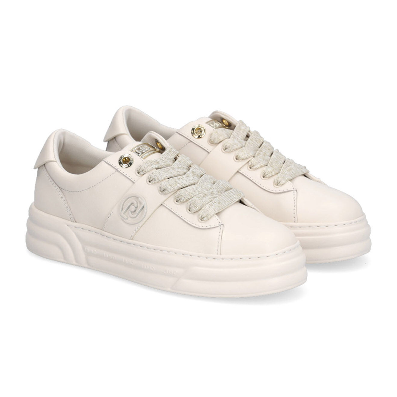 Liu-Jo Sneakers en Cuir Isodore écrues