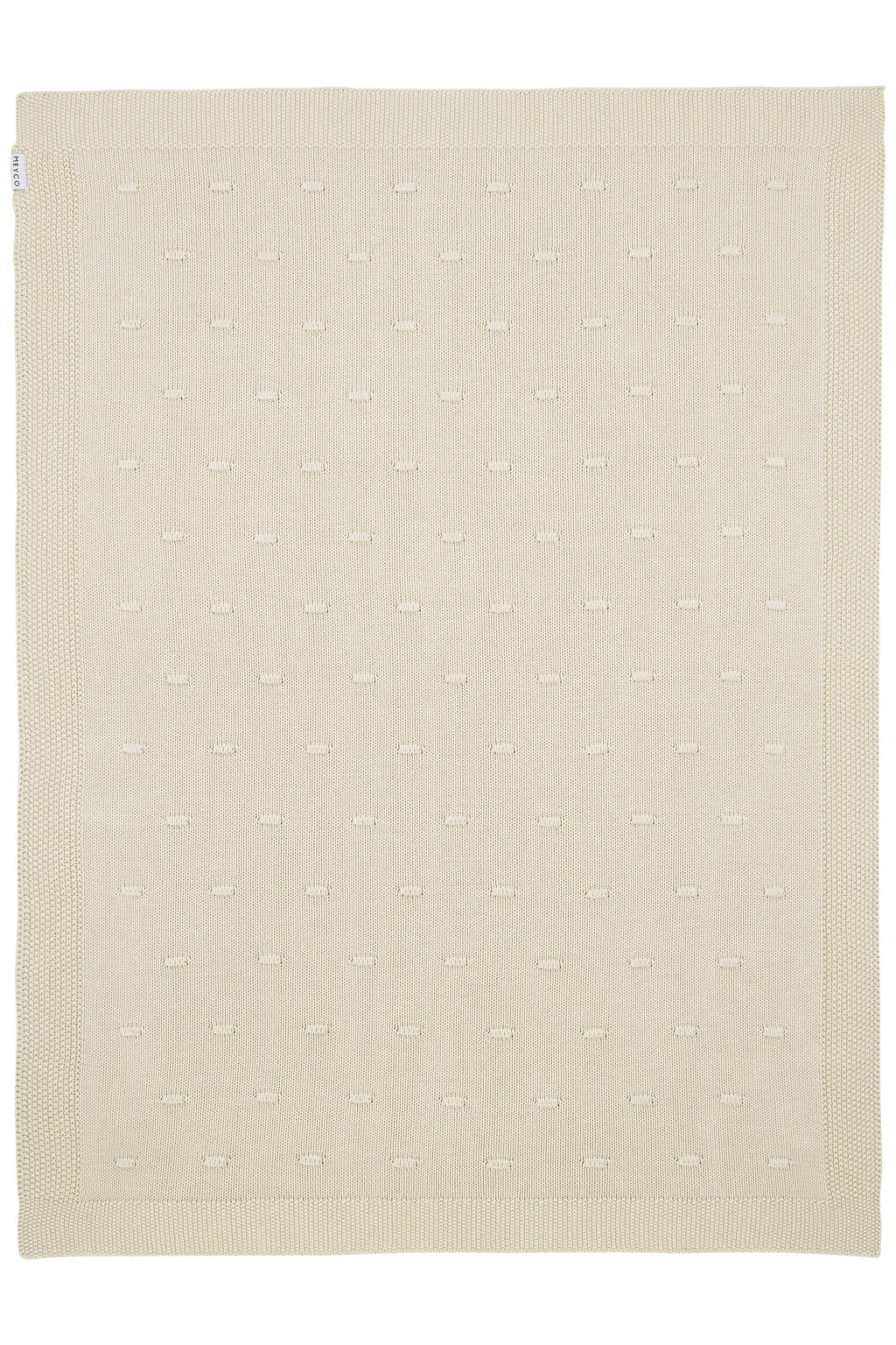 wiegdeken Knots beige