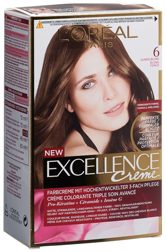 EXCELLENCE Creme Triple Protection Creme 6 dunkelblond 1 Stk