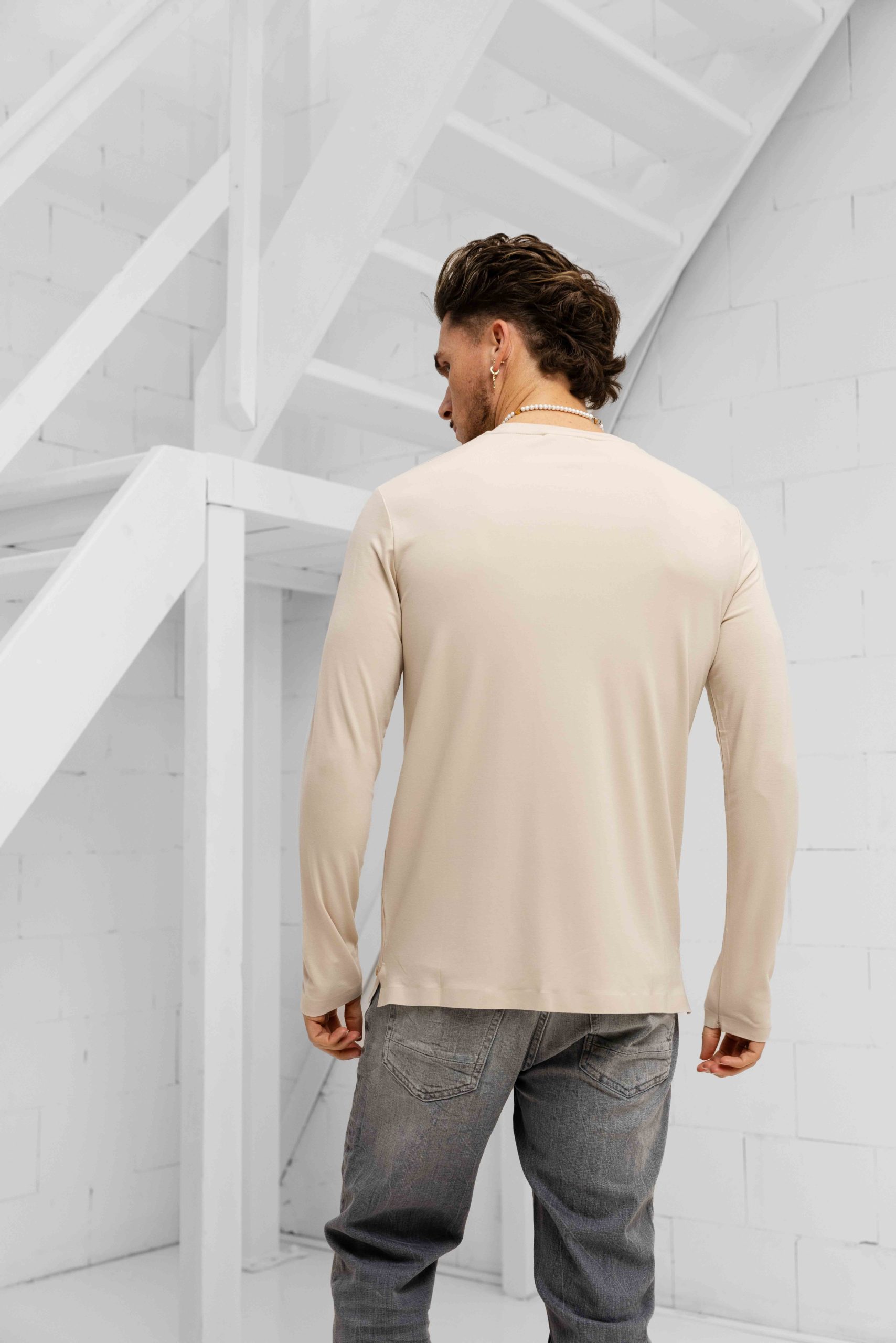 Dadado Bari Sweatshirt Heren Beige