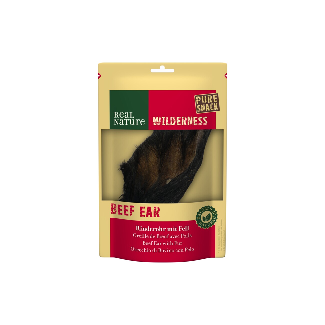 REAL NATURE WILDERNESS Rinderohr mit Fell 1 Stück