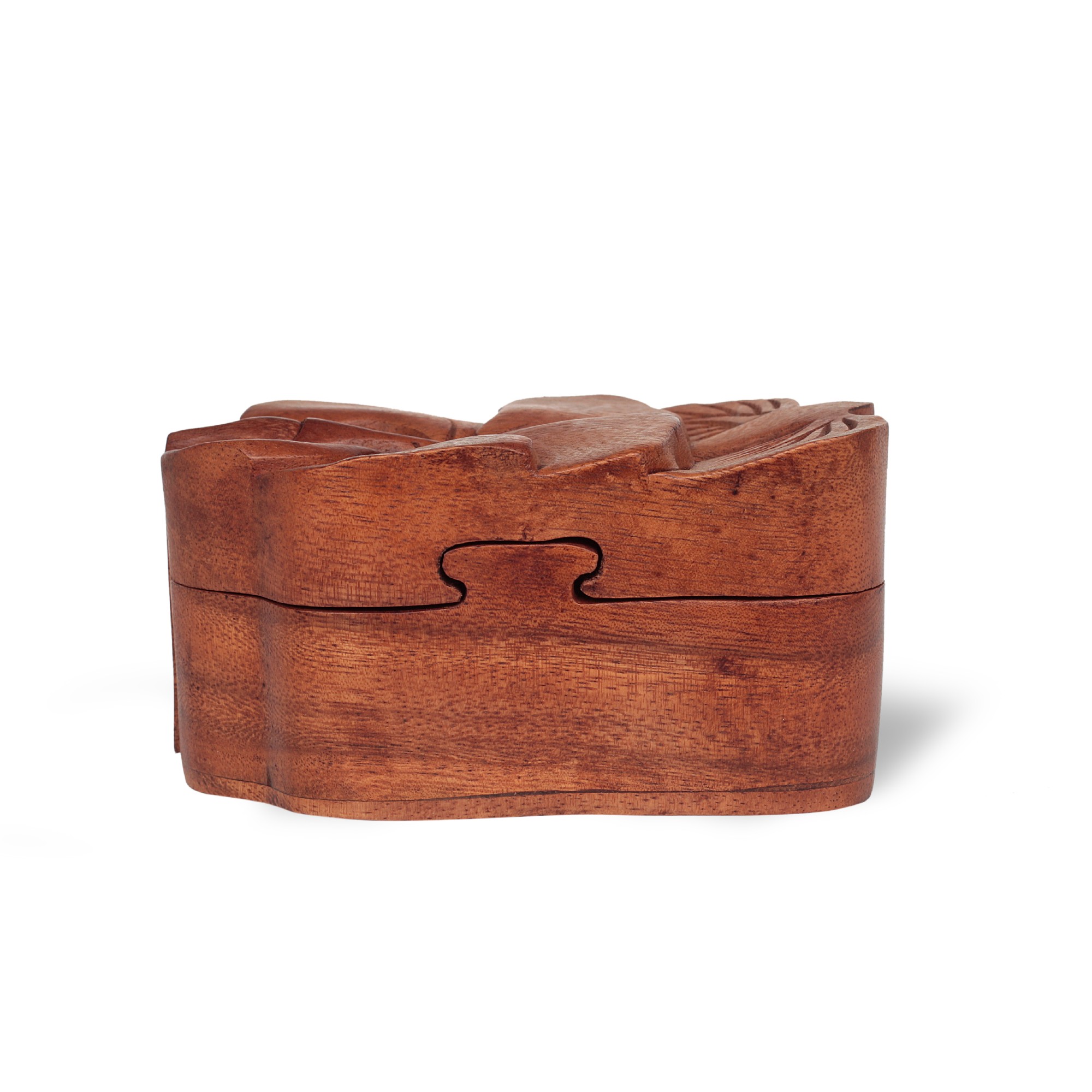Secret Box 'Flower', natur, T 12 cm, B 8 cm, H 6 cm von fischer's lagerhaus