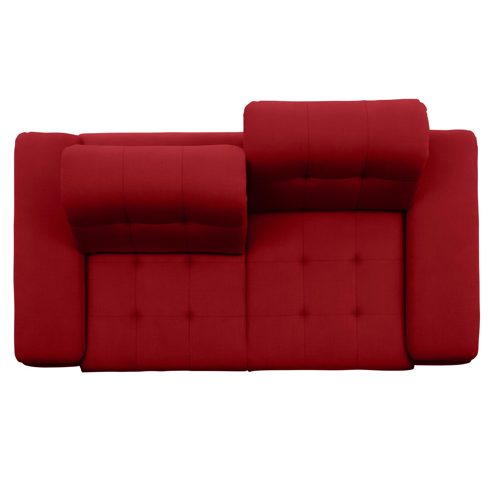 polsterpower 3-Sitzer-Sofa - Miro bordeaux - Basismodell