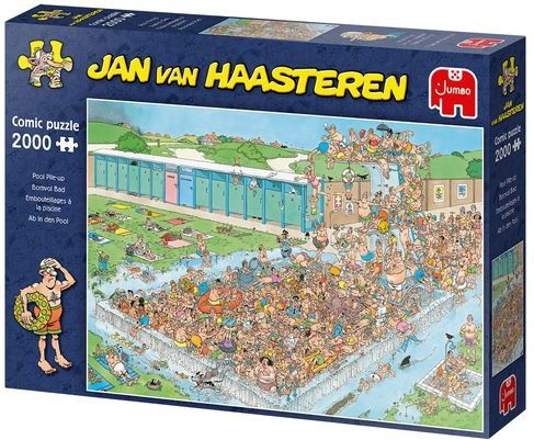 Jumbo - Jan van Haasteren Puzzel - Bomvol Bad - 2000 Stukjes - Karton