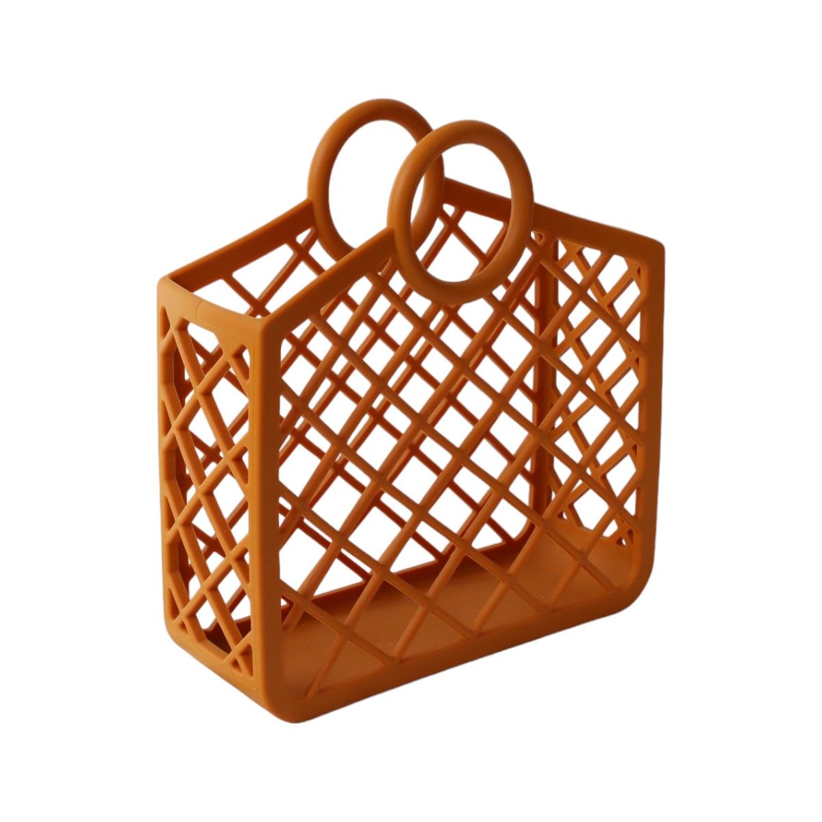 Panier rétro en silicone camel Roodoudou