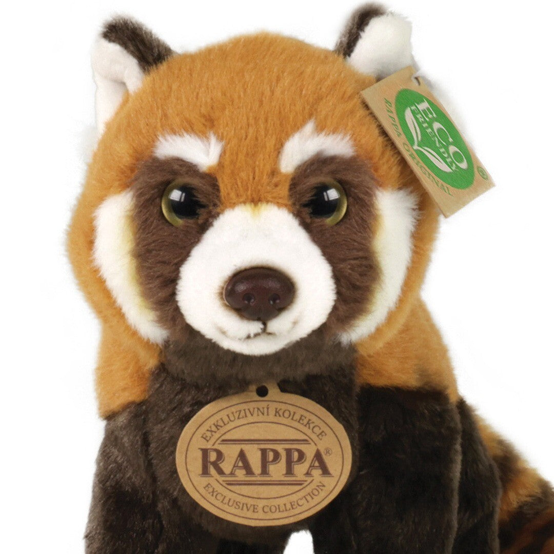 Rappa knuffelpanda rood - 20 cm
