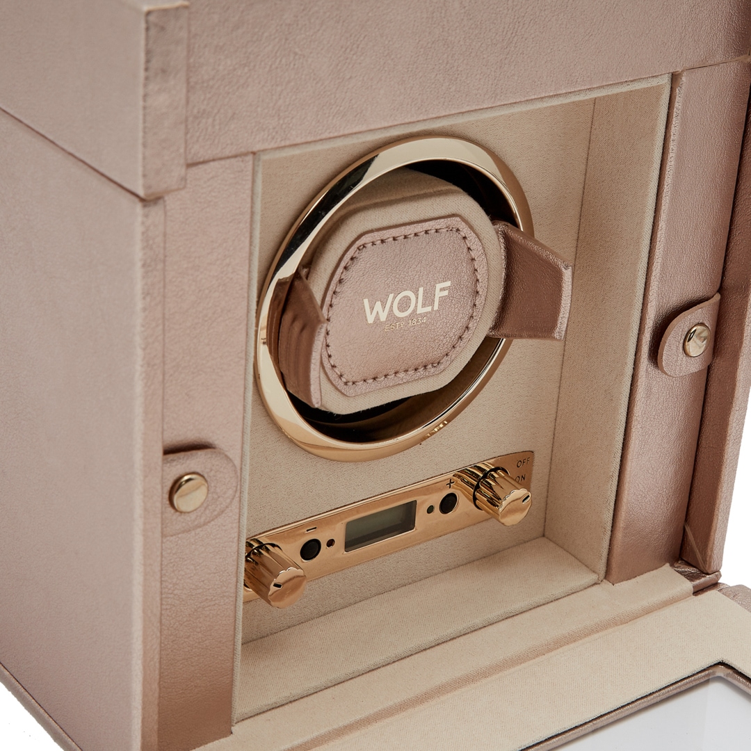 Wolf 1834 Palermo Uhrenbeweger mit Aufbewahrung Rose Gold