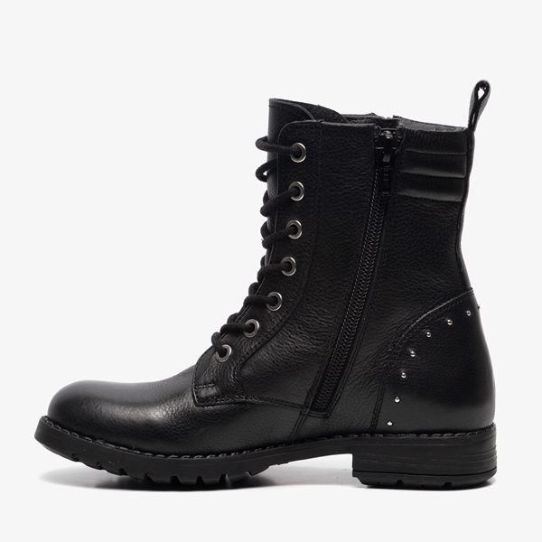 Hush Puppies leren meisjes veterboots