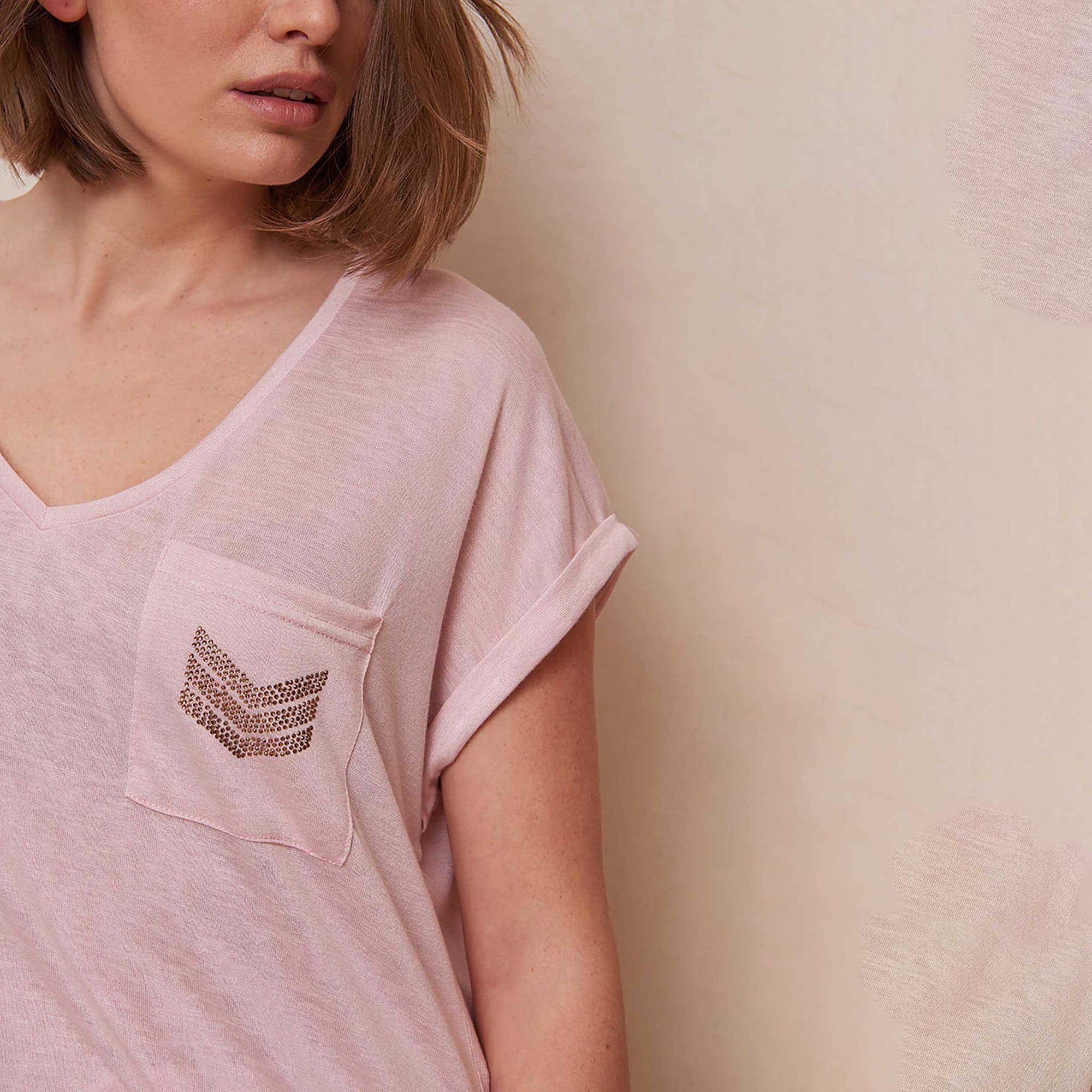 T-shirt Femme rose