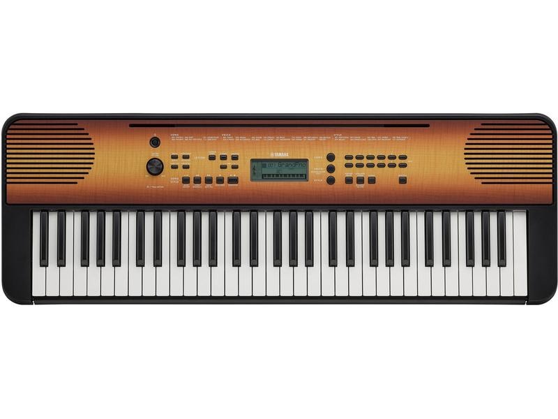 Yamaha Keyboard PSR-E360MA Maple Portables Einsteiger-Keyboard, dessen Design perfekt für Ihren Wohnbereich geeignet ist