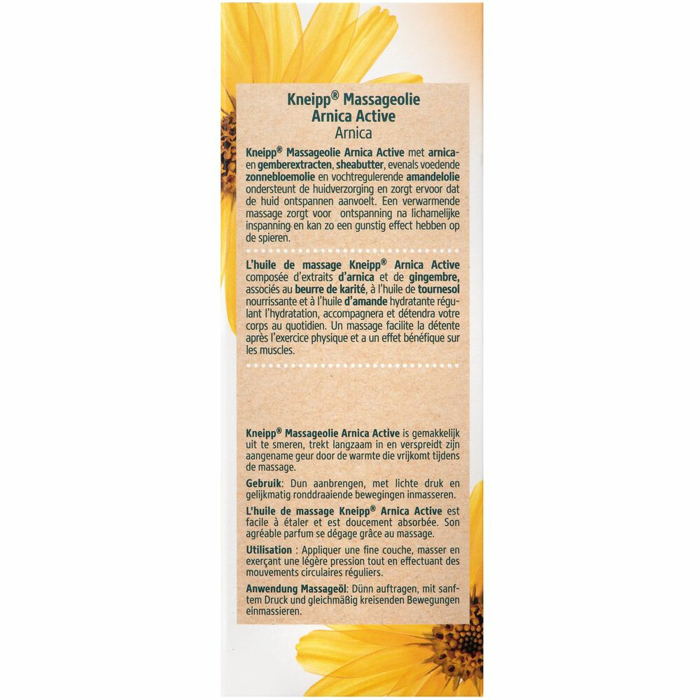 Kneipp Massageolie Arnica Active100 ml