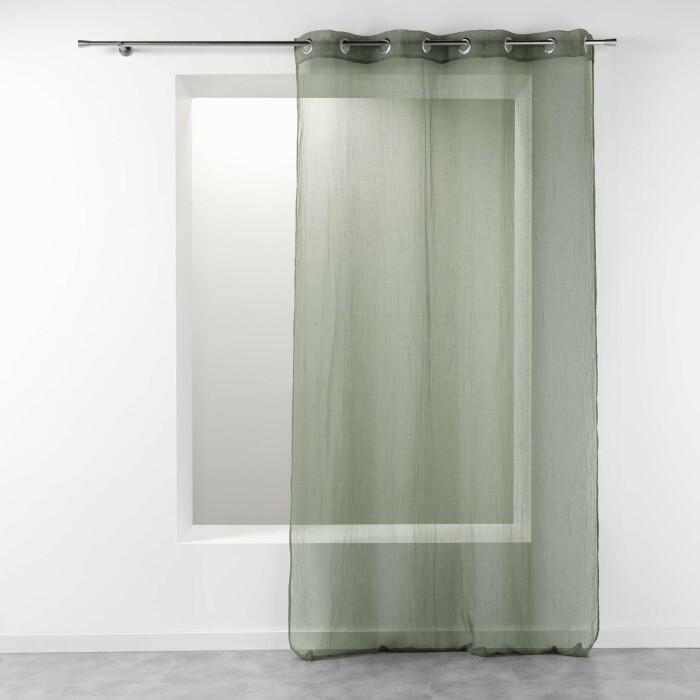 PANNEAU A OEILLETS 140X240CM ETAMINE CRASH TELMA KAKI