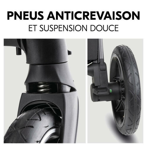 Poussette DUO Comfort N Care - Noir - HAUCK