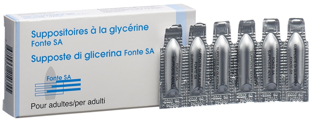 GLYCERINE Fonte<br>18 Stück, Zäpfchen