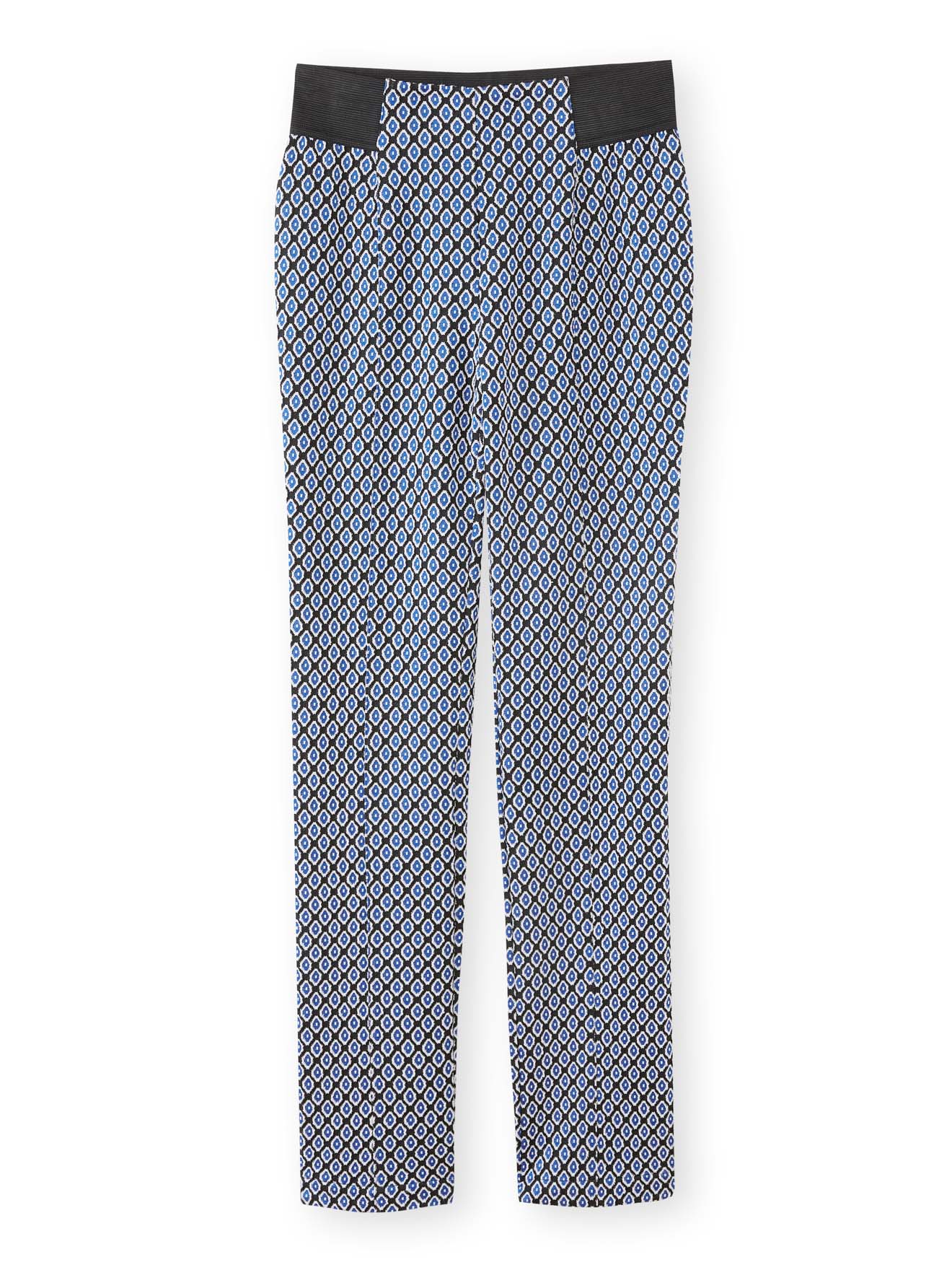 Pantalon élastiqué en maille milano