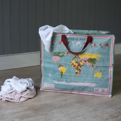 Rex london jumbo opbergtas world map