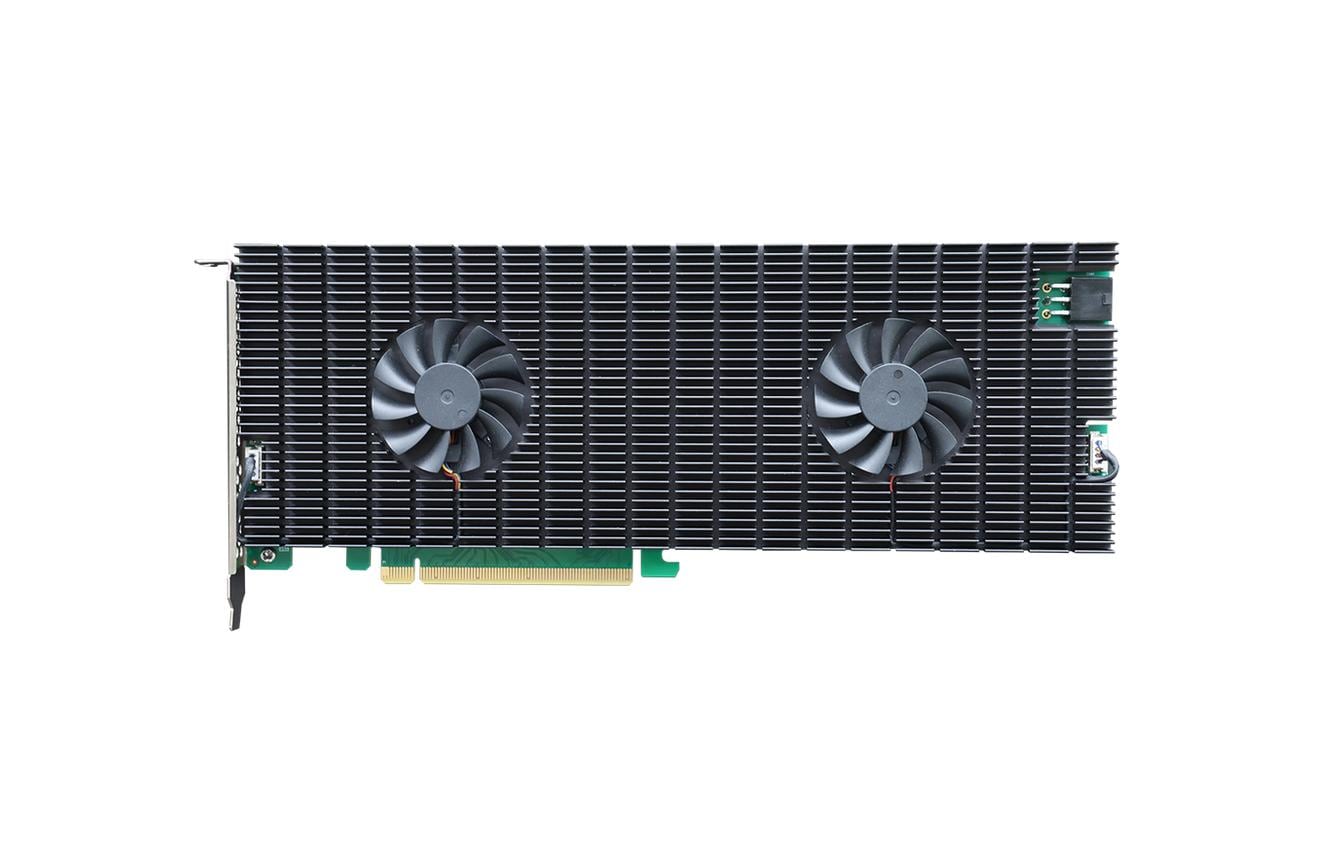 Host Bus Adapter Rocket 1508 PCI-Ex16v4 - 8x M.2 NVMe<br>PCIe 4.0 x16 8-Port M.2 NVMe HBA – Die schnellste M.2 NVMe-Konnektivitätslösung der Branche für PCIe Gen4