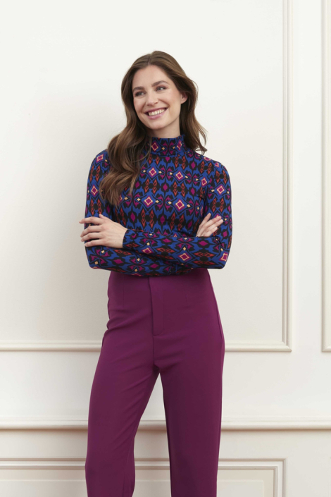 Lofty Manner blauwe dames t-shirt