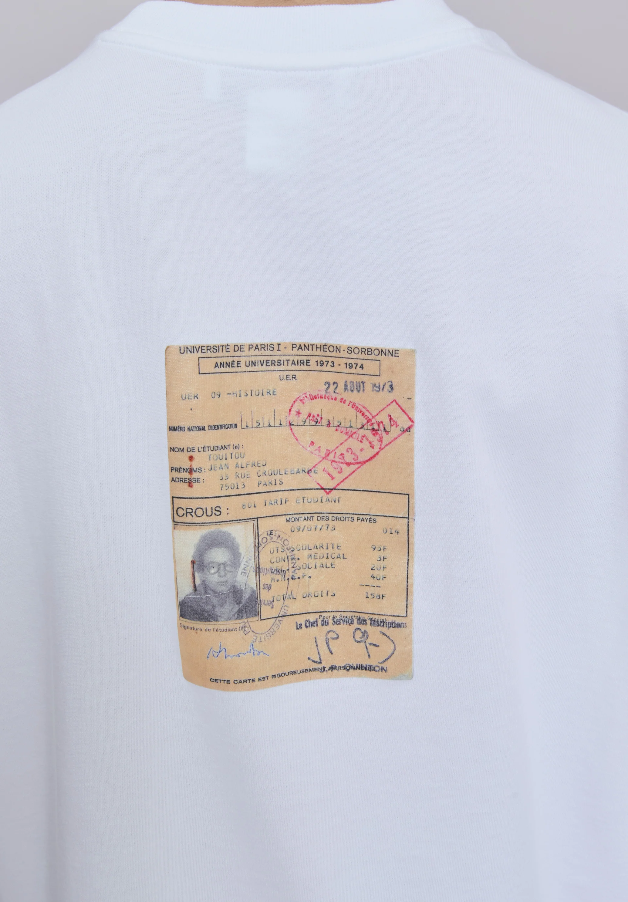 A.P.C. x Marc Jacobs. The Carte Orange T-Shirt - Blanc