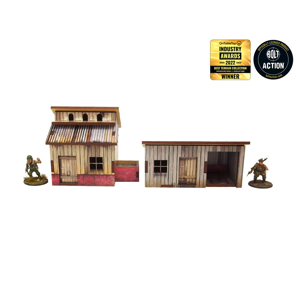WW2 - Normandy Small Sheds w. Dovecote