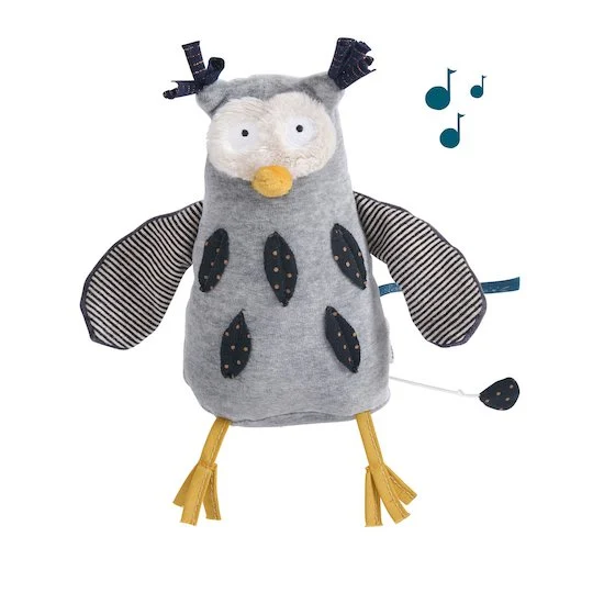 Poupée musique hibou Les Moustaches   de               Moulin Roty