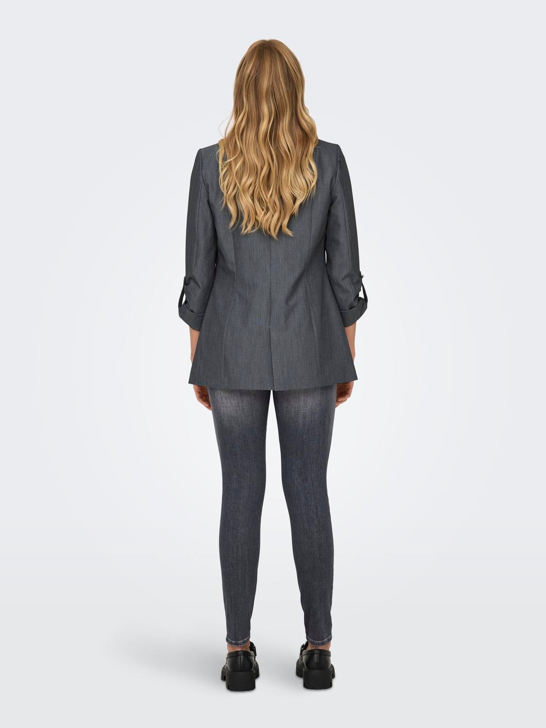 ONLKAYLE-ORLEEN Blazer Medium Grey Melange