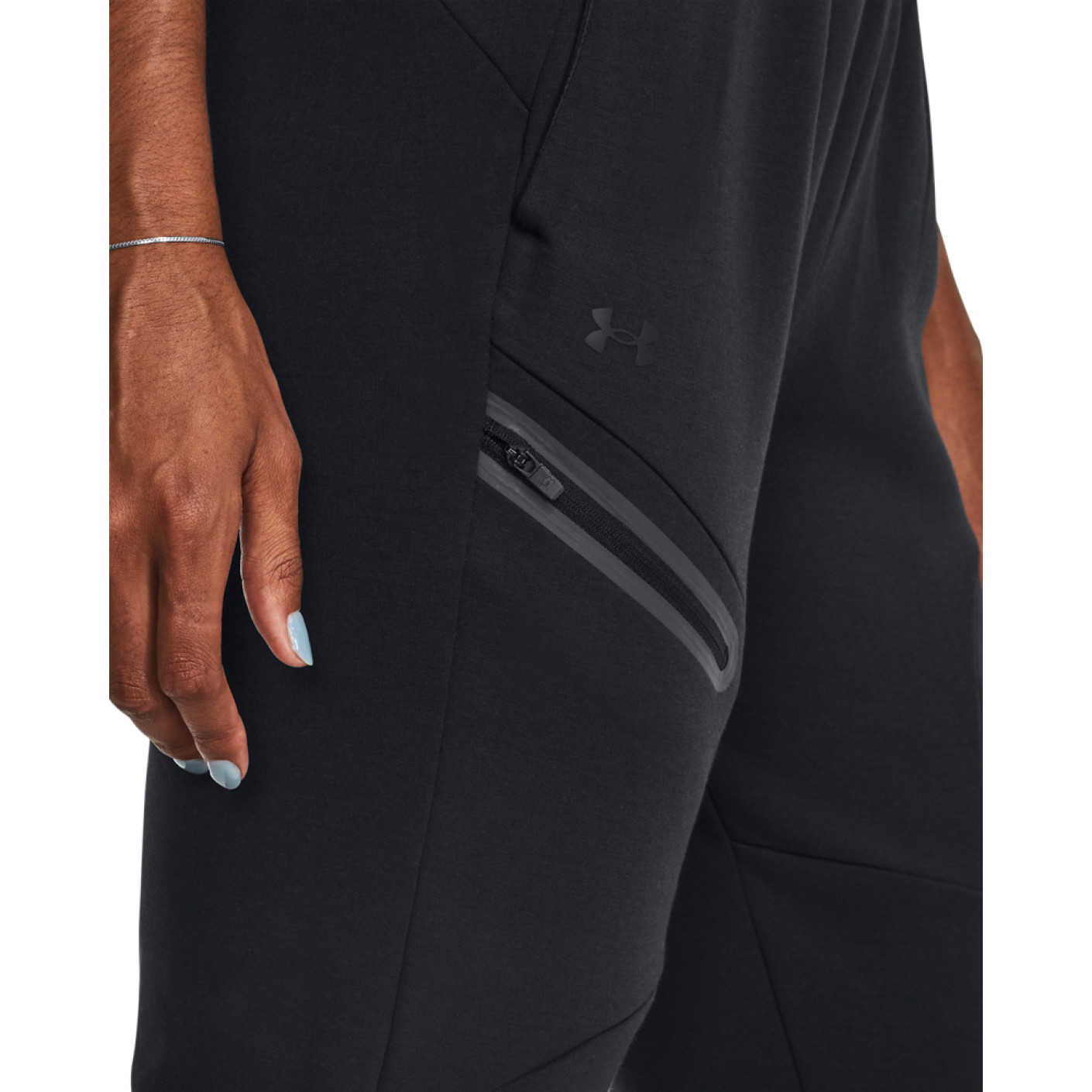 Under Armour Unstoppable Fleece Joggingbroek Dames Zwart