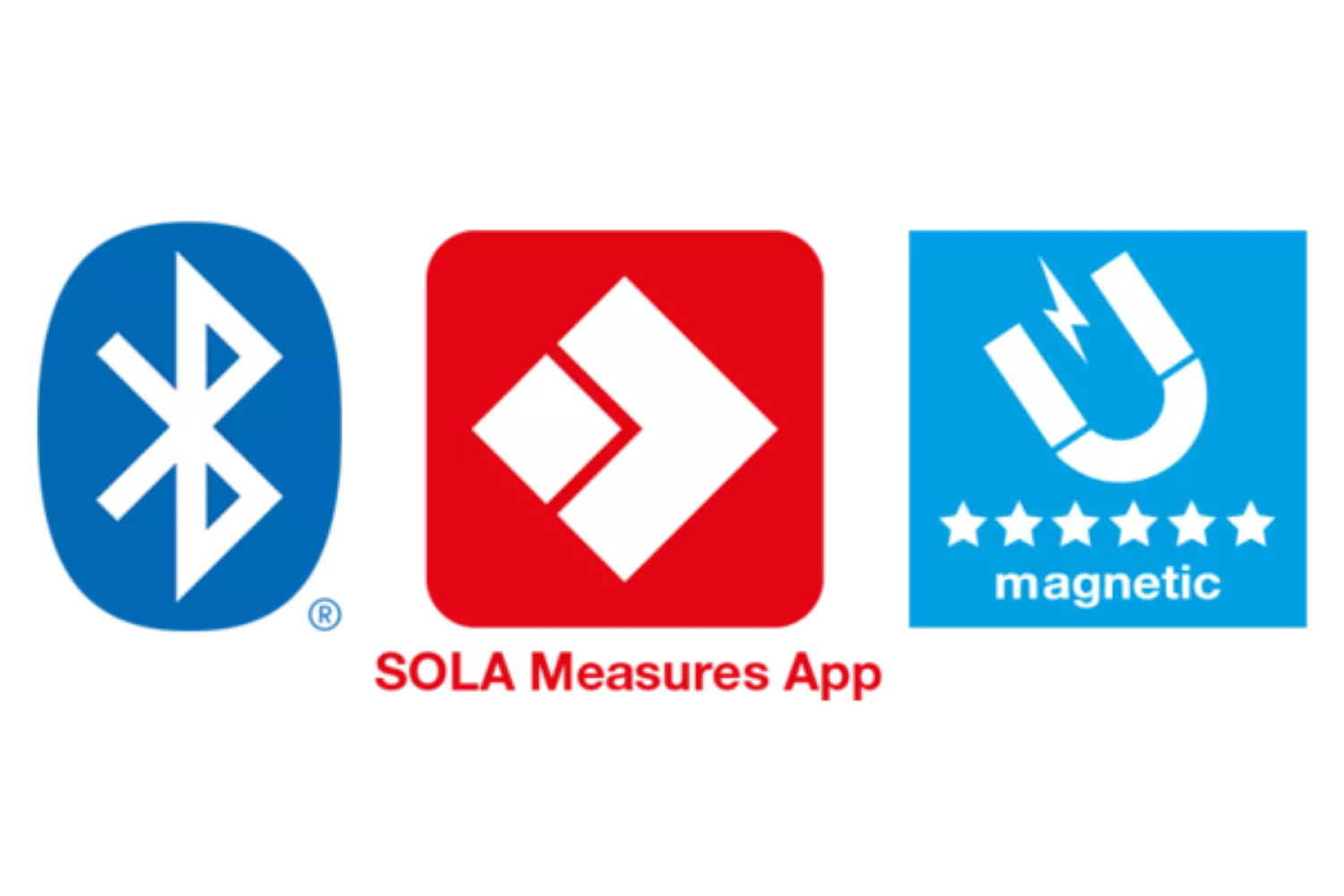 Sola GO! Smart digitale zakwaterpas - Bluetooth® - 80 mm