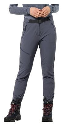 Pantalon Femme Jack Wolfskin Ziegspitz Gris