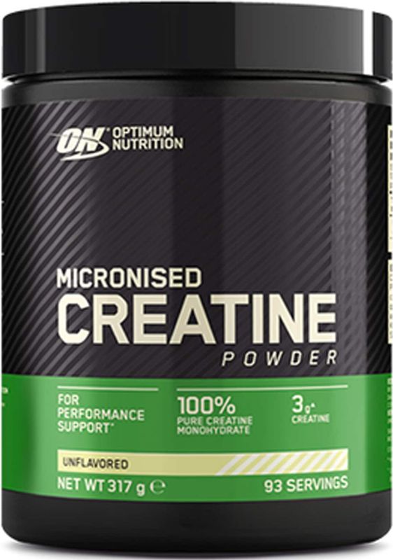 Optimum Nutrition Micronized Creatine Powder - Creatine Poeder - Creatine Monohydraat - 1 Pot - 317 gram (88 doseringen)