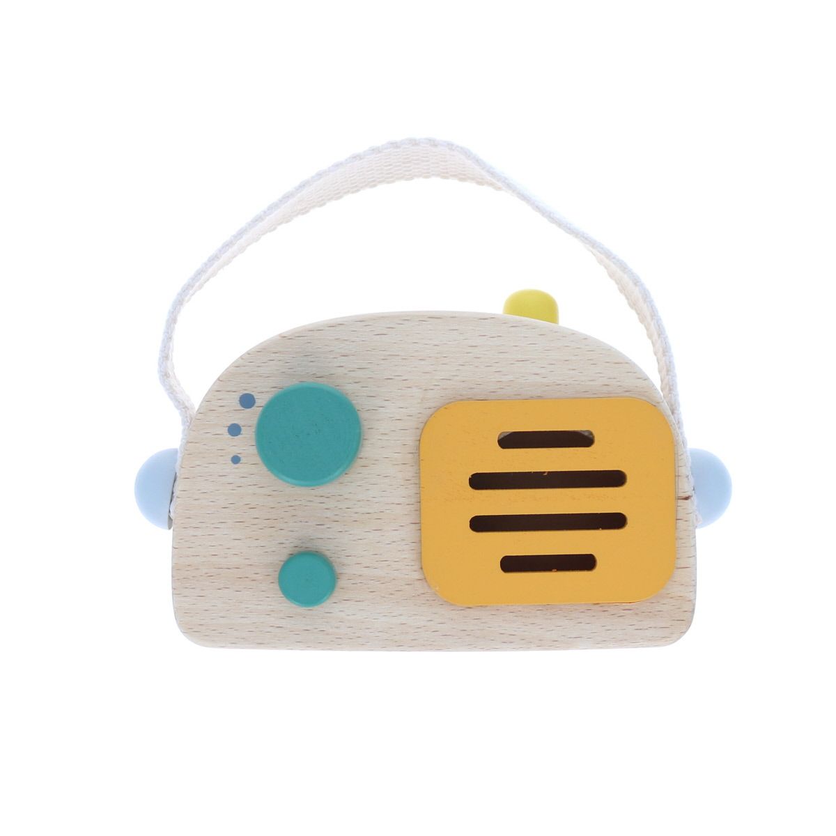 Radio en bois Mercredi et Patati