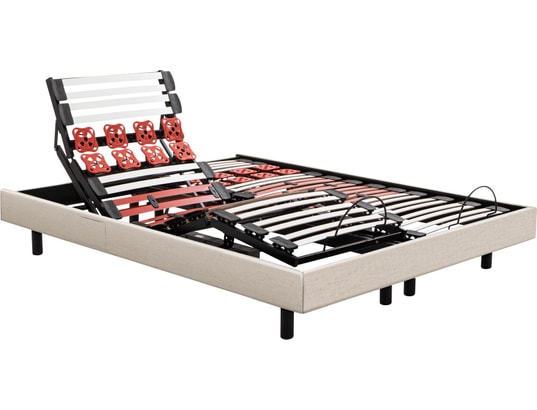 EPEDA - Sommier Electrique 2 x 90 x 200 Escapade Relax 1820D lin